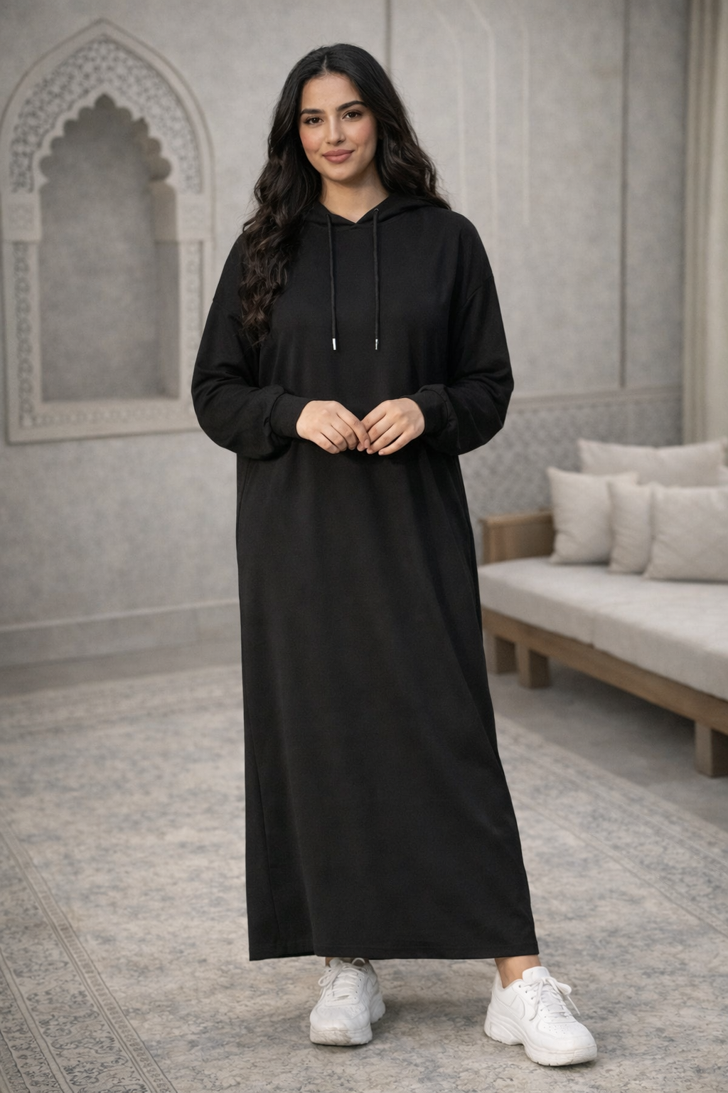Sarah Hooded Abaya Dress