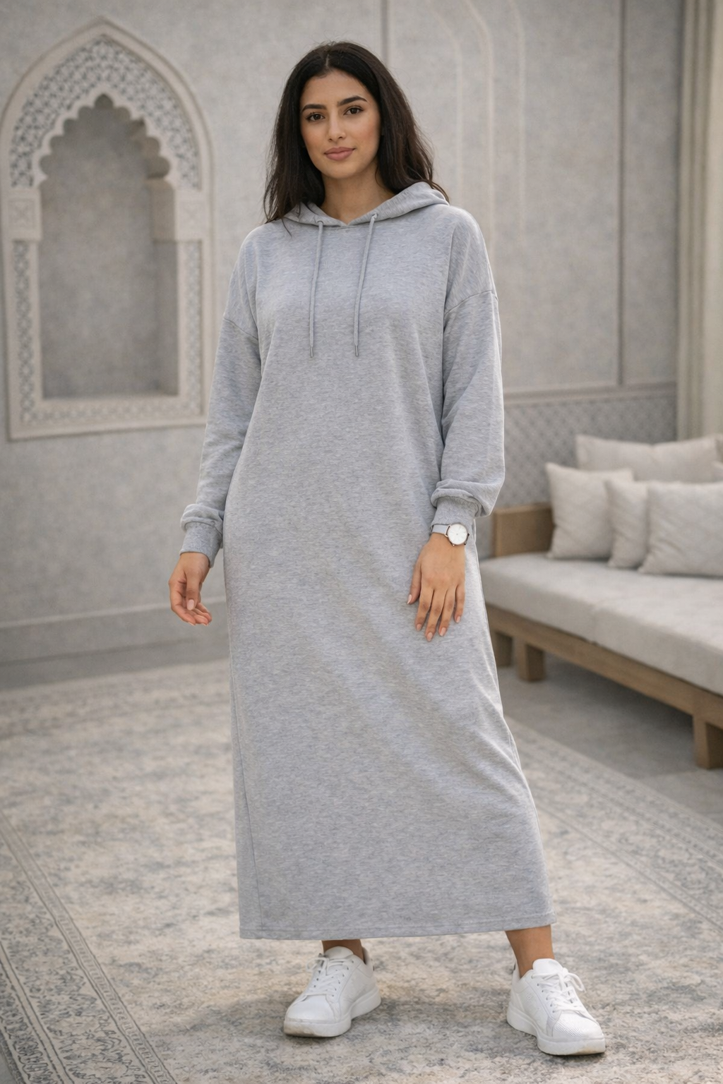 Sarah Hooded Abaya Dress