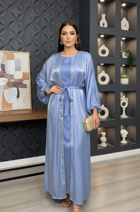 Spring Set – Sleeveless Dress & Kimono